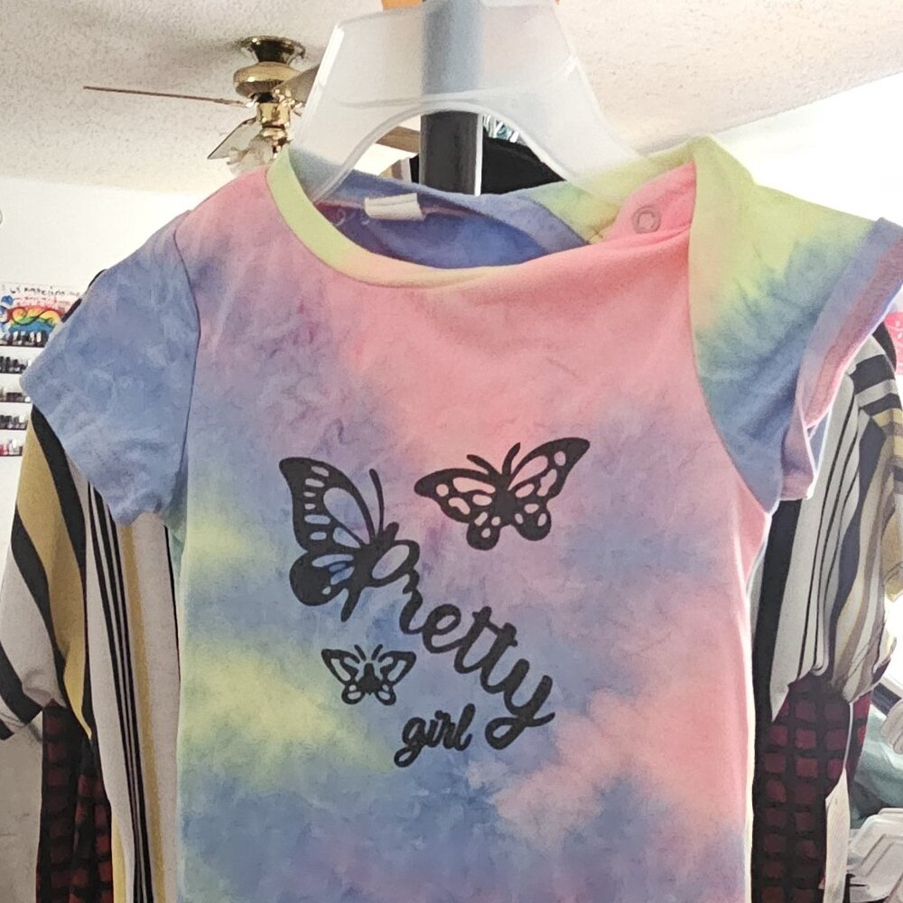 Little girl butterfly dress